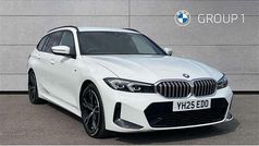 White Used 2025 BMW 320 M Sport Estate | £34,000 (Fair price)