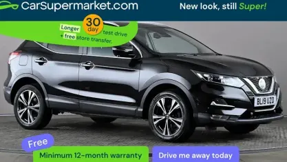 Used Nissan Qashqai N-Connecta 140 HP (102 kW) 2019 Black SUV