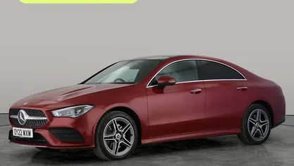 Used Mercedes CLA250e AMG Line Premium Plus 218 HP (160 kW) 2022 Red Sedan
