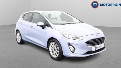Używany Ford Fiesta Titanium 125 KM (91 kW) 2021 Niebieski Hatchback
