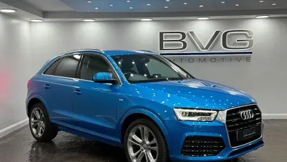 Używany Audi Q3 S-line plus 184 KM (135 kW) 2016 Niebieski SUV