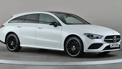 Used Mercedes E250 AMG line 218 HP (160 kW) 2022 White Estate