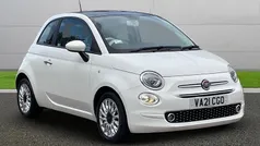 White Used 2020 Fiat 500 Lounge Hatchback | £8,795 (Fair price)