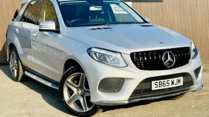 Used Mercedes GLE250 AMG line 204 HP (150 kW) 2015 Silver SUV