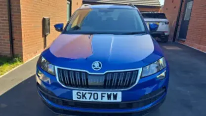 Begagnad Skoda Karoq SE 150 HK (110 kW) 2020 Blå SUV