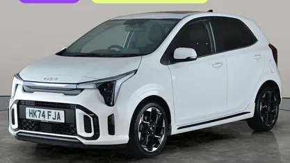 Used Kia Picanto GT-Line S 77 HP (56 kW) 2024 White Hatchback