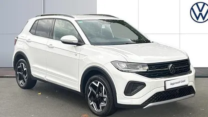 White Used 2025 VW T-Cross R-line SUV | £23,939 (Fair price)