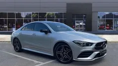 Silver Used 2023 Mercedes CLA220 AMG Line Premium Sedan | £28,177 (Fair price)