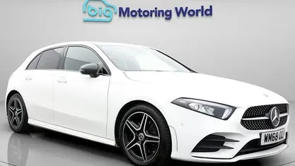 White Used 2019 Mercedes A220 AMG Line Premium Hatchback | £14,800 (Fair price)