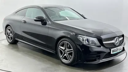Used Mercedes C200 AMG Line Premium 184 HP (135 kW) 2019 Black Coupe