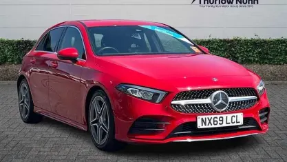 Used Mercedes A180 Executive 136 HP (100 kW) 2019 Red Hatchback