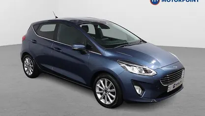 Used Ford Fiesta Titanium 125 HP (91 kW) 2019 Blue Hatchback