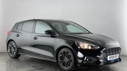Black Used 2019 Ford Focus ST-Line X Hatchback | £11,850 (Fair price)