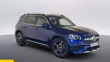 Used Mercedes GLB200 AMG line 163 HP (119 kW) 2022 Blue SUV