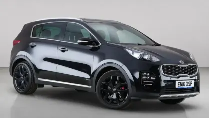 Used Kia Sportage GT-Line 177 HP (130 kW) 2016 Black SUV
