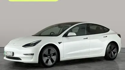 Used Tesla Model 3 Long Range AWD 366 kW (498 HP) 2022 White Sedan