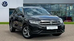 Deep black pearlescent Used 2025 VW T-Roc R-line SUV | £28,585 (Fair price)