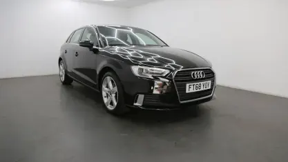 Used Audi A3 Sportback Sport 150 HP (110 kW) 2019 Black Hatchback