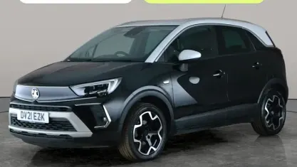 Used Vauxhall Crossland SRi 131 HP (96 kW) 2021 Black SUV