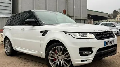 Begagnad Land Rover Range Rover Sport Autobiography Dynamic 306 HK (225 kW) 2015 Vit SUV