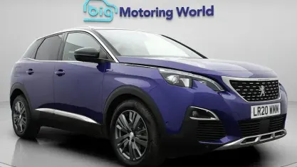 Used Peugeot 3008 GT-line 131 HP (96 kW) 2020 Blue SUV