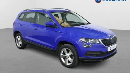 Used Skoda Karoq SE Technology 116 HP (85 kW) 2019 Blue SUV