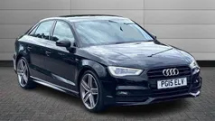 Black Used 2015 Audi A3 S-Line Sedan | £11,650 (Fair price)