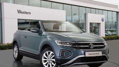 Blue Used 2023 VW T-Roc Cabriolet Style Cabriolet | £23,498 (Fair price)