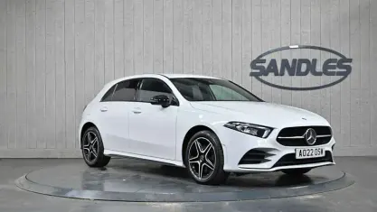 Used Mercedes A250 Executive 218 HP (160 kW) 2022 White Hatchback