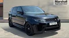Black Used 2019 Land Rover Range Rover Sport SVR SUV | £42,767 (Fair price)