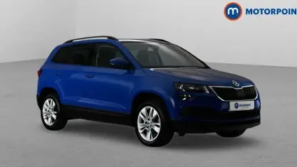 Used Skoda Karoq SE Technology 116 HP (85 kW) 2020 Blue SUV