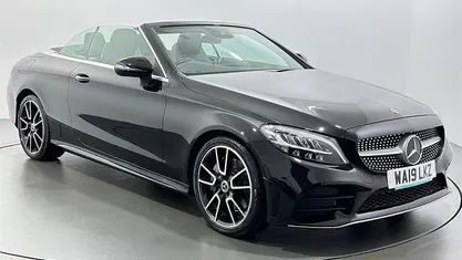 Black Used 2019 Mercedes C300 AMG Line Premium Cabriolet | £18,444 (Fair price)