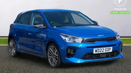 Used Kia Rio GT-Line S 120 HP (88 kW) 2022 Blue Hatchback