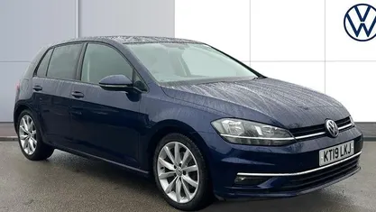 Used VW Golf VII GT 150 HP (110 kW) 2019 Blue Hatchback