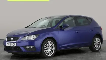 Used Seat Leon SE Dynamic 116 HP (85 kW) 2019 Blue Hatchback