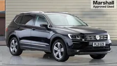 Black Used 2021 VW Tiguan Allspace Match SUV | £20,515 (Good price)