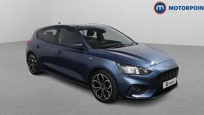 Usado Ford Focus ST-Line X 125 HP (91 kW) 2020 Azul Citadino