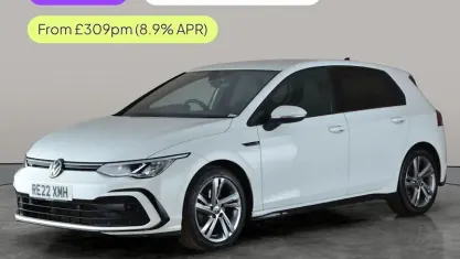 Used VW Golf VIII R-line 150 HP (110 kW) 2022 White Hatchback