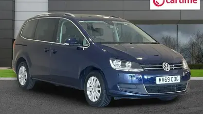 Used VW Sharan SE 150 HP (110 kW) 2019 Blue MPV