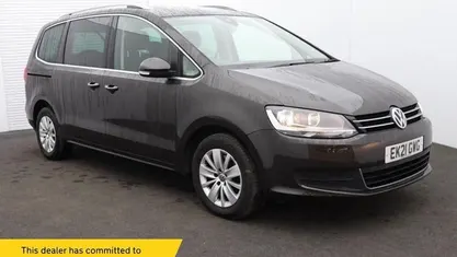 Used VW Sharan SE 150 HP (110 kW) 2021 Brown MPV