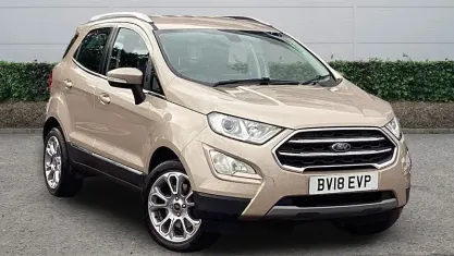 Used Ford Ecosport Titanium 125 HP (91 kW) 2018 Beige SUV