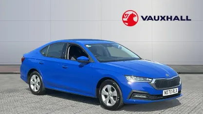 Used Skoda Octavia SE First Edition 110 HP (80 kW) 2020 Blue Hatchback
