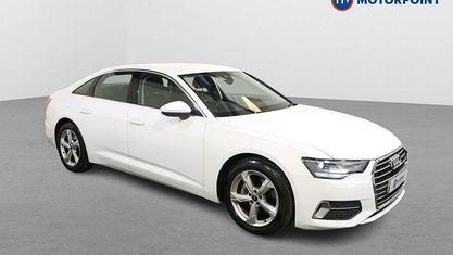 Begagnad Audi A6 Sport 204 HK (150 kW) 2021 Vit Sedan