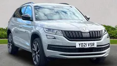 Meteor grey Used 2021 Skoda Kodiaq SportLine SUV | £29,017 (Fair price)
