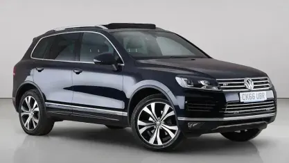 Used VW Touareg R-line 262 HP (192 kW) 2016 Blue SUV
