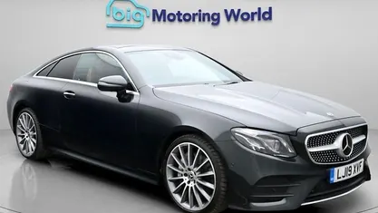 Used Mercedes E350 AMG line 299 HP (219 kW) 2019 Green Coupe