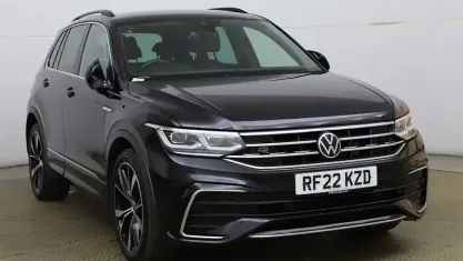 Used VW Tiguan R-line 150 HP (110 kW) 2022 Black SUV