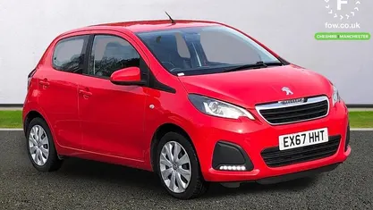 Used Peugeot 108 Active 68 HP (50 kW) 2017 Red Hatchback