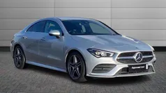 Silver Used 2021 Mercedes CLA200 AMG line Coupe | £21,695 (Fair price)
