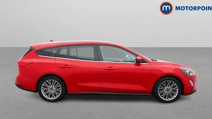 Red Used 2019 Ford Focus Titanium X Estate | £12,299 (Fair price)